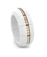 Anello Roberto Demeglio Donna Pura in Ceramica Diamante Brown 0.11 Ct GC1LB3DBW_200 - GC1LB3DBW_200